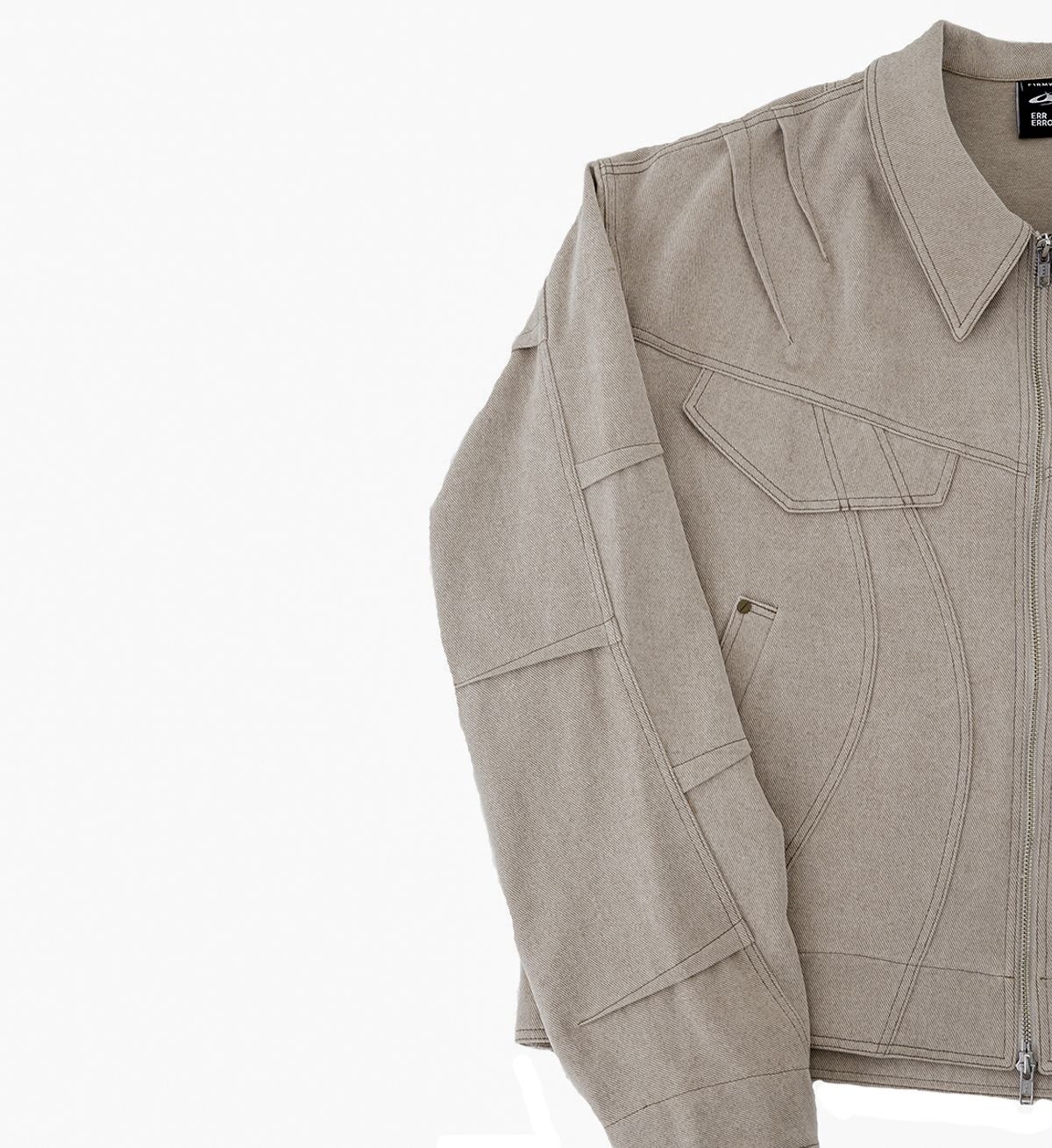 에르 바이 에러리스트(ERR BY ERRORIST) KUSE COTTON JACKET [SAND BEIGE]