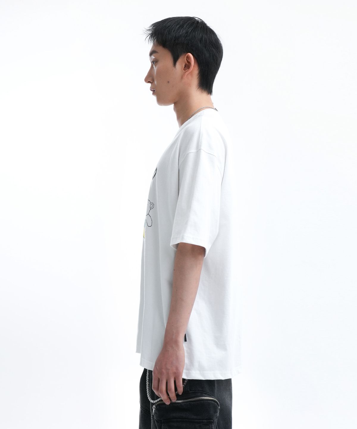 오픈야드(오와이)(OPENYARD(OY)) CUBE ODOLLY&BLACKCAT T-WHITE