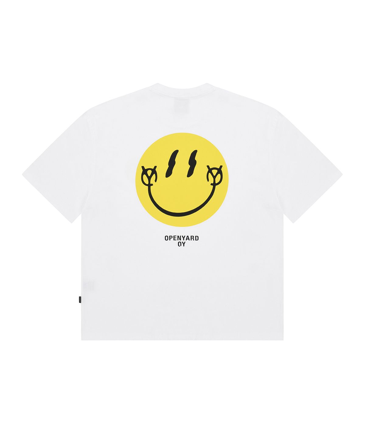 오픈야드(오와이)(OPENYARD(OY)) SMILE LOGO T-WHITE