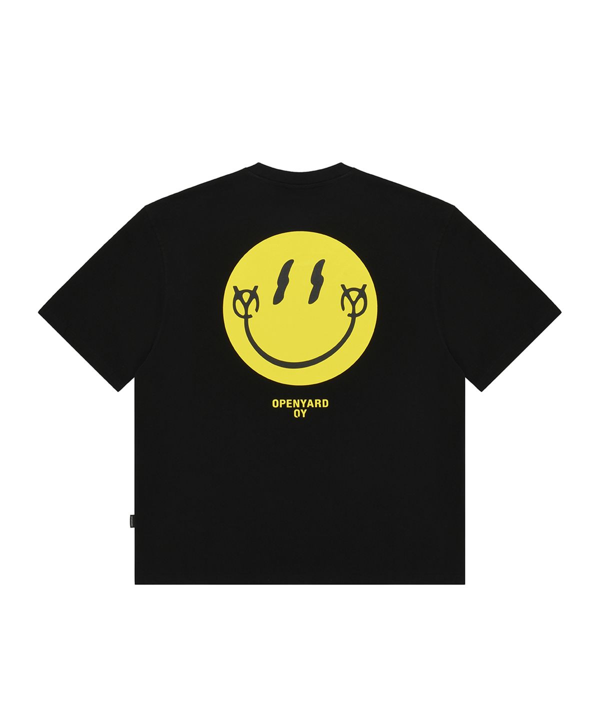 오픈야드(오와이)(OPENYARD(OY)) SMILE LOGO T-BLACK