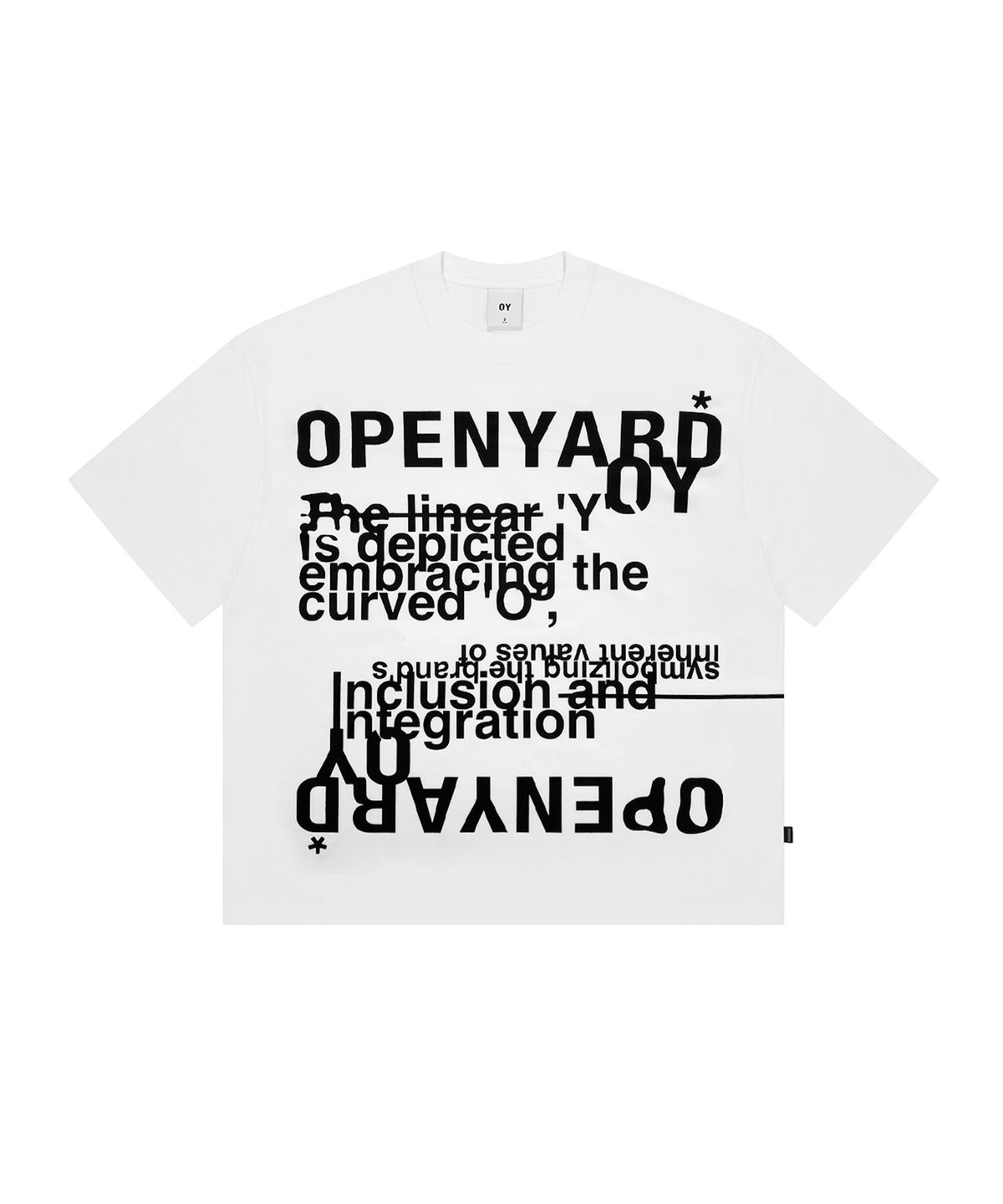 오픈야드(오와이)(OPENYARD(OY)) DECAL OPYD T-WHITE