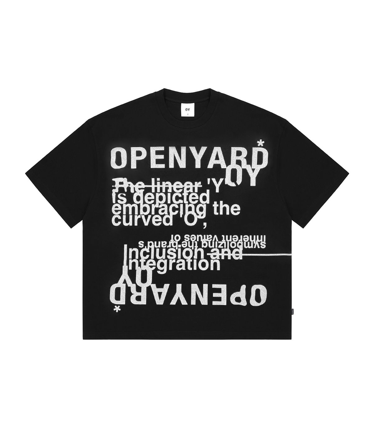 오픈야드(오와이)(OPENYARD(OY)) DECAL OPYD T-BLACK