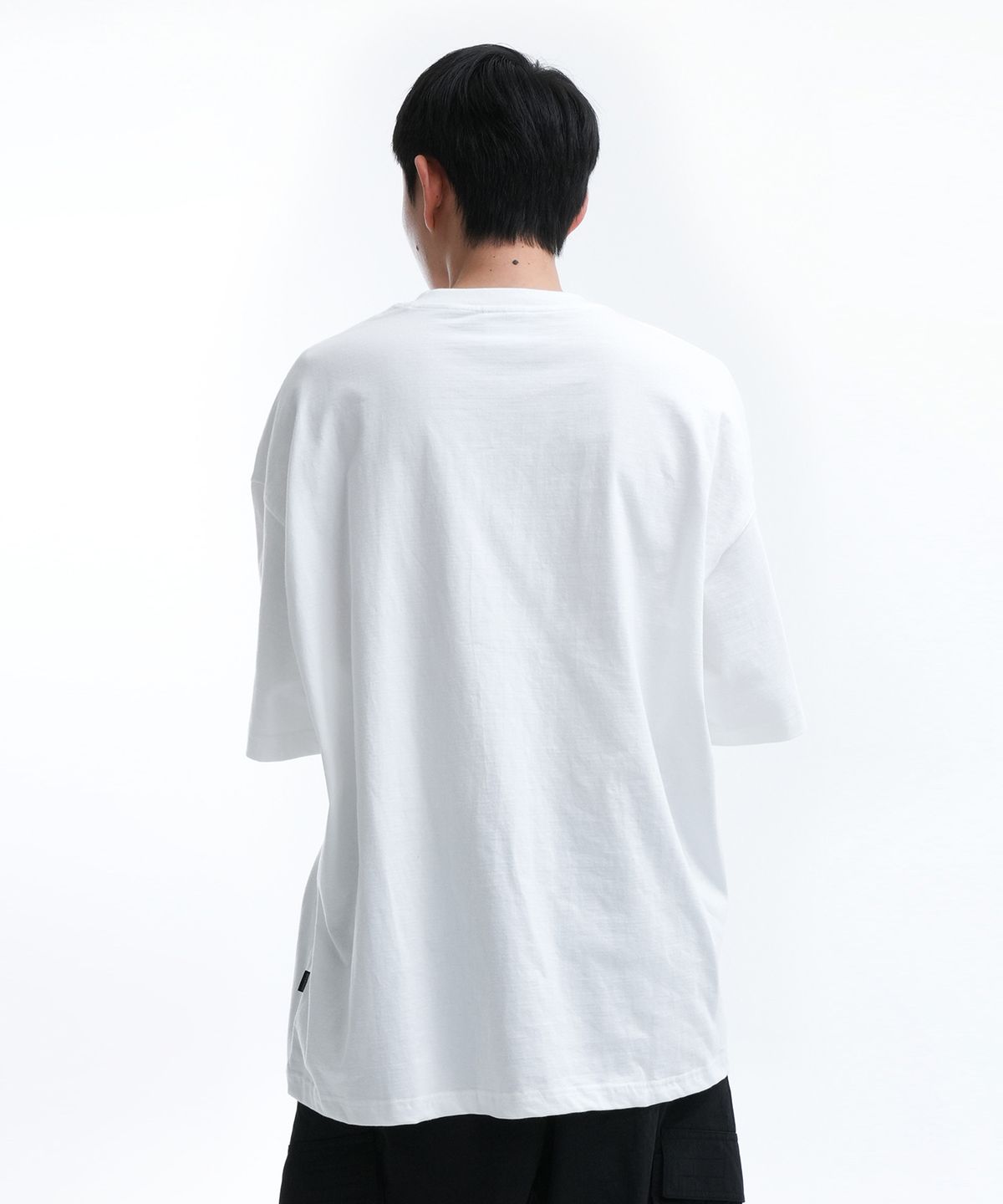 오픈야드(오와이)(OPENYARD(OY)) PIXEL FLOWER T-WHITE