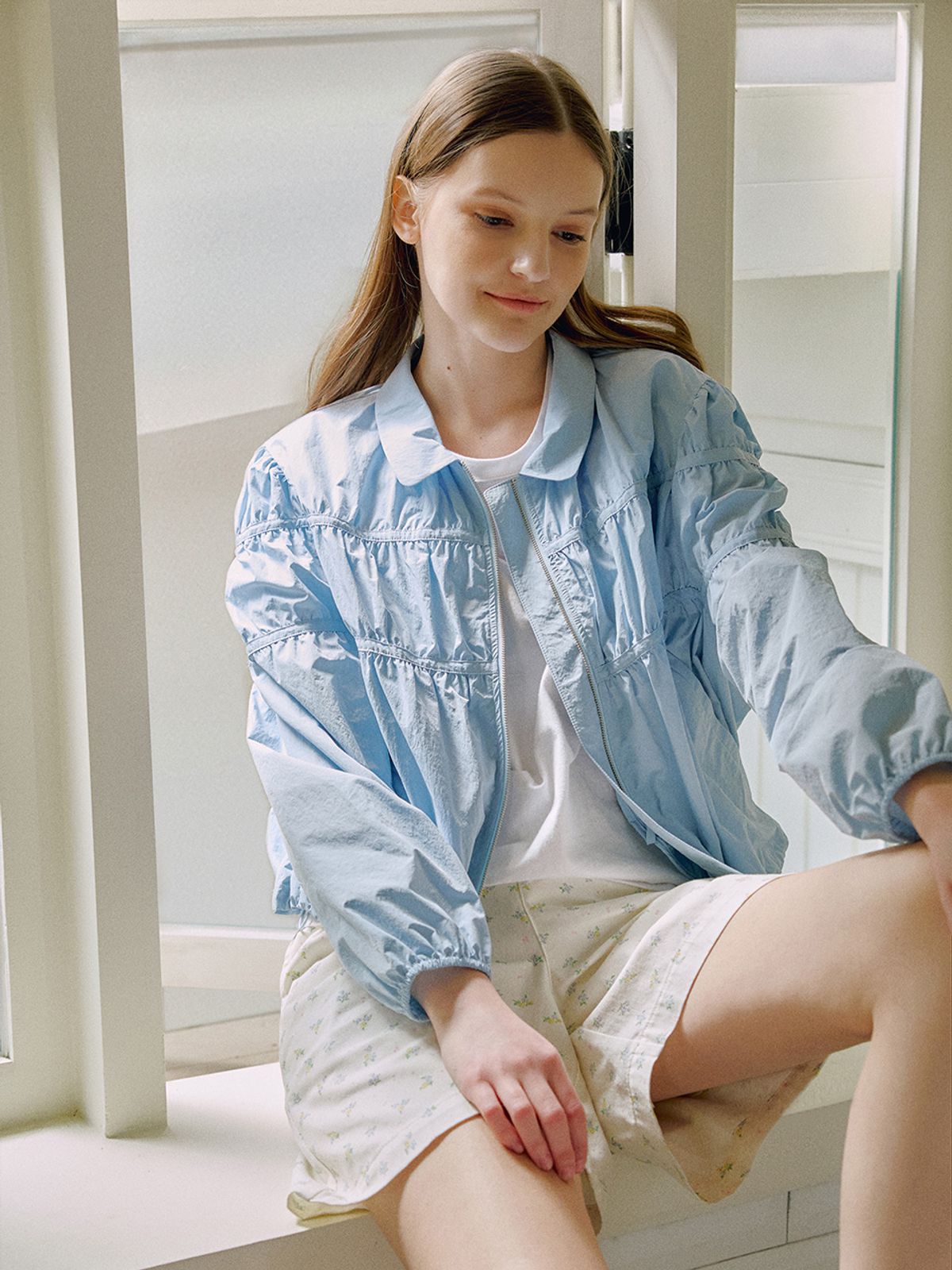 오더먼트 바이 보카바카(OTHEMENT BY VOCAVACA) Shirring Blouson Jumper VC2573JP501V_6color