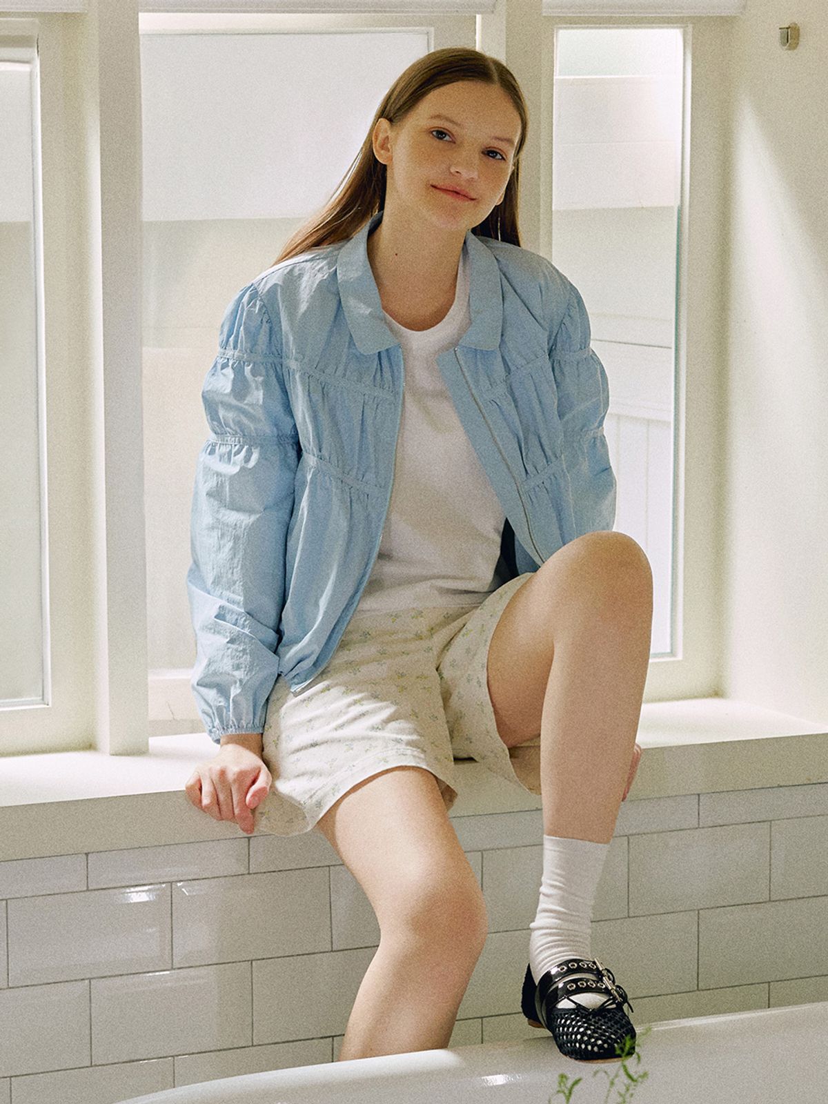 오더먼트 바이 보카바카(OTHEMENT BY VOCAVACA) Shirring Blouson Jumper VC2573JP501V_6color