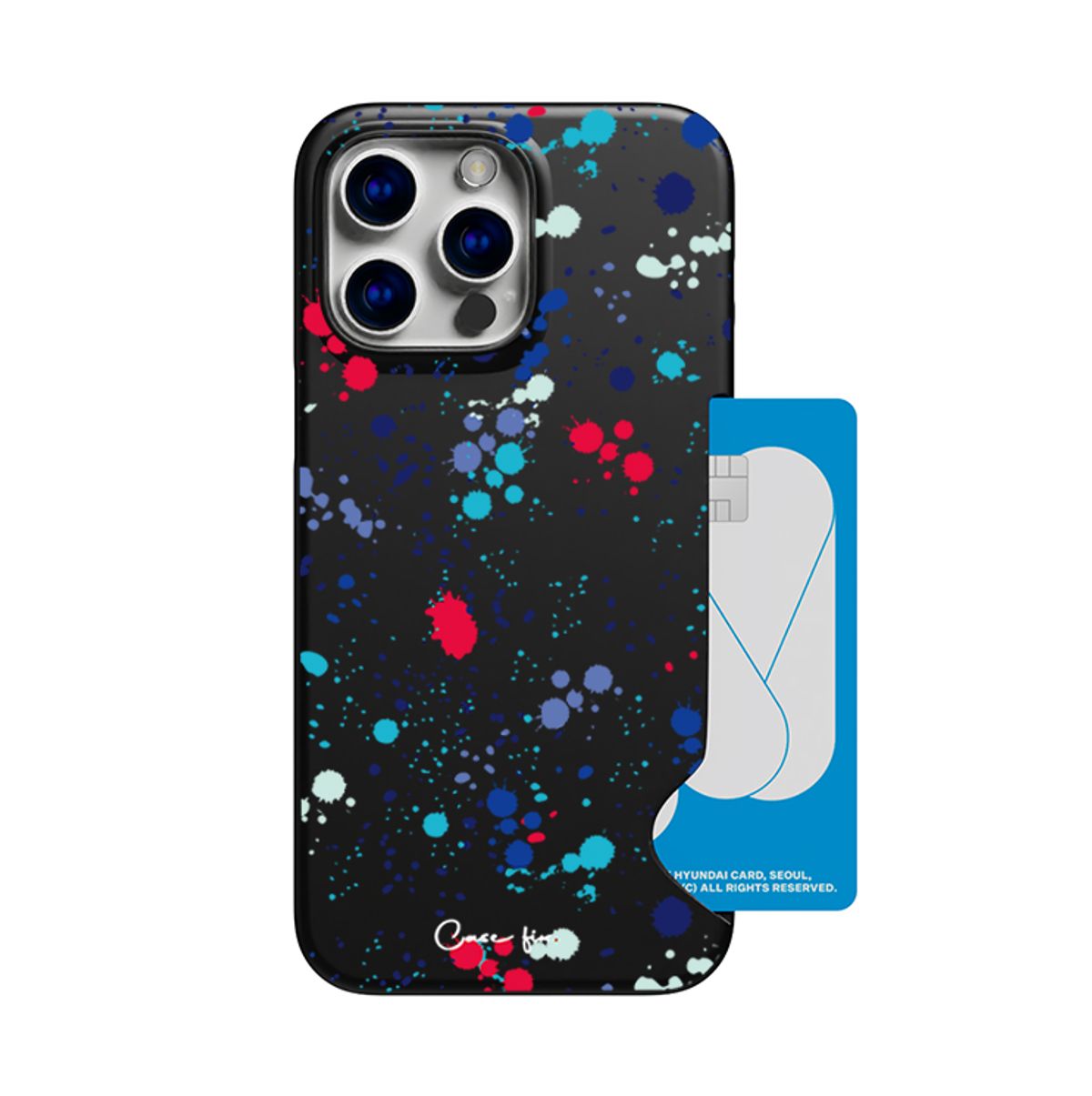 케이스픽스(CASEFIX) FIX 갤럭시 전기종 아트 패턴 슬림 하드 카드 수납 디자인 케이스