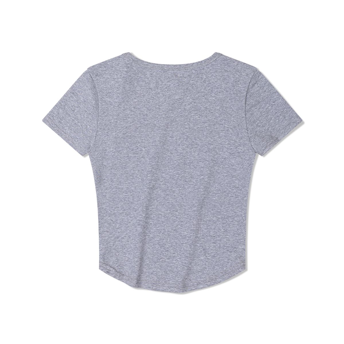 모아(MOAA) 스퀘어넥 숏슬리브 (GRAY)
