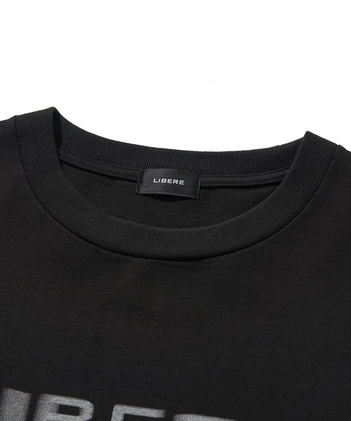 리베레(LIBERE) BLUR LOGO SS T SHIRT / BLACK