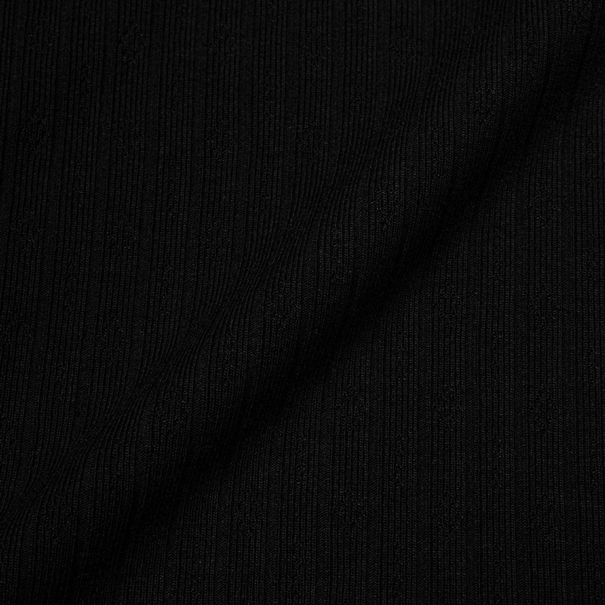 모아(MOAA) 플로랄 레이어드 슬리브 (BLACK)