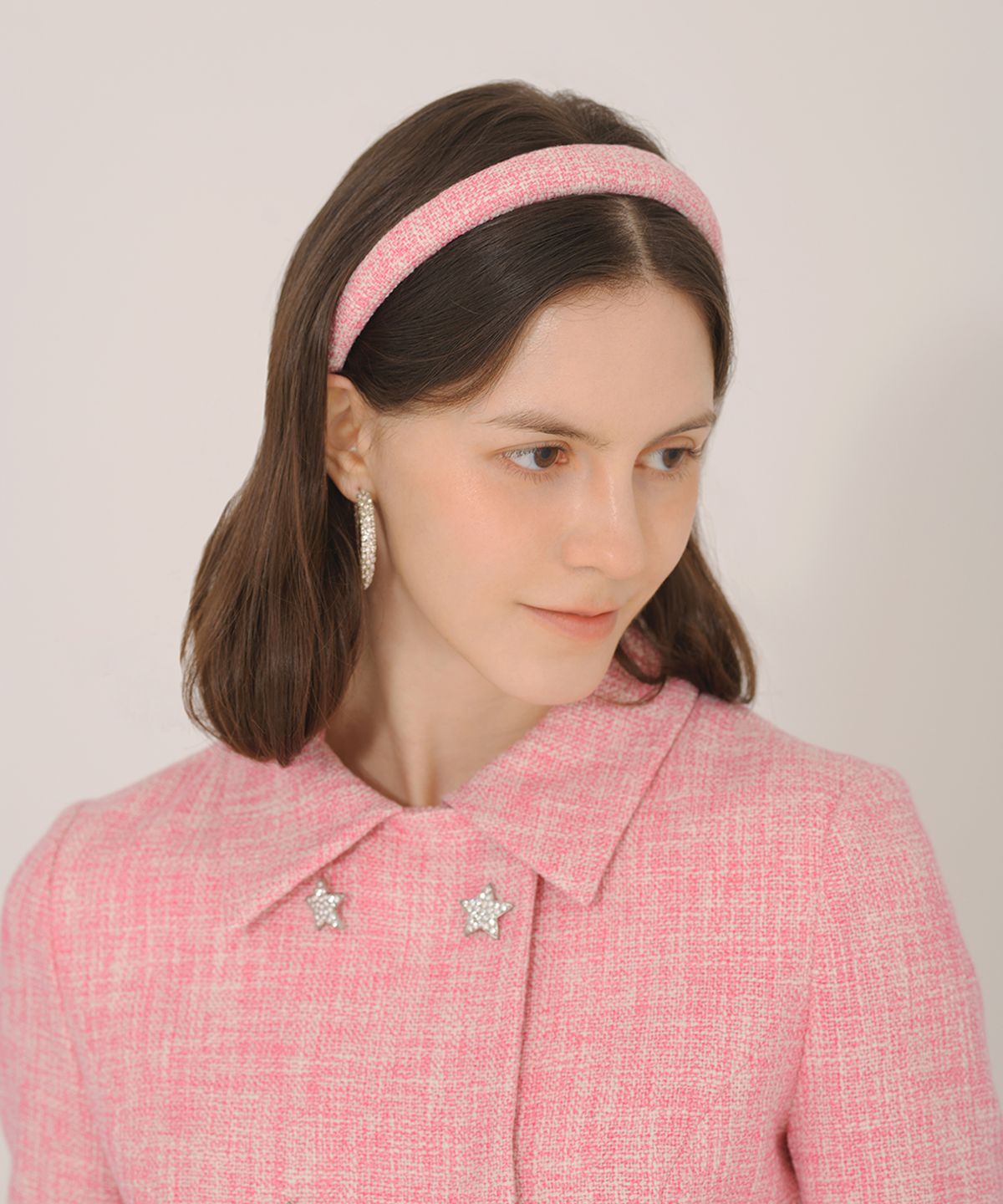 아이스가든에이오공팔(ICE GARDEN A.508) Tweed Hair Band