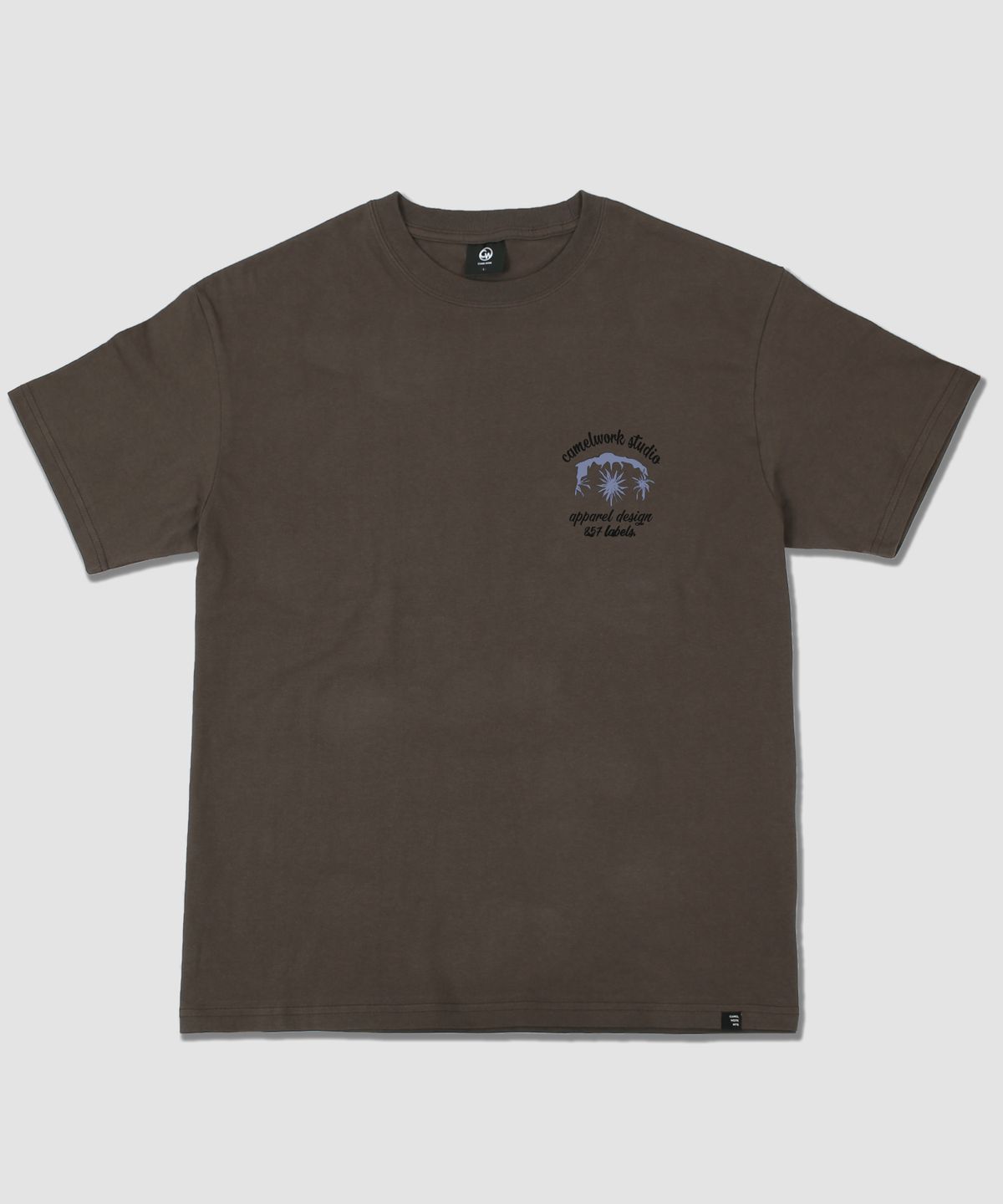 카멜워크(CAMEL WORK) 뉴 플랜트 반팔티셔츠(브라운)