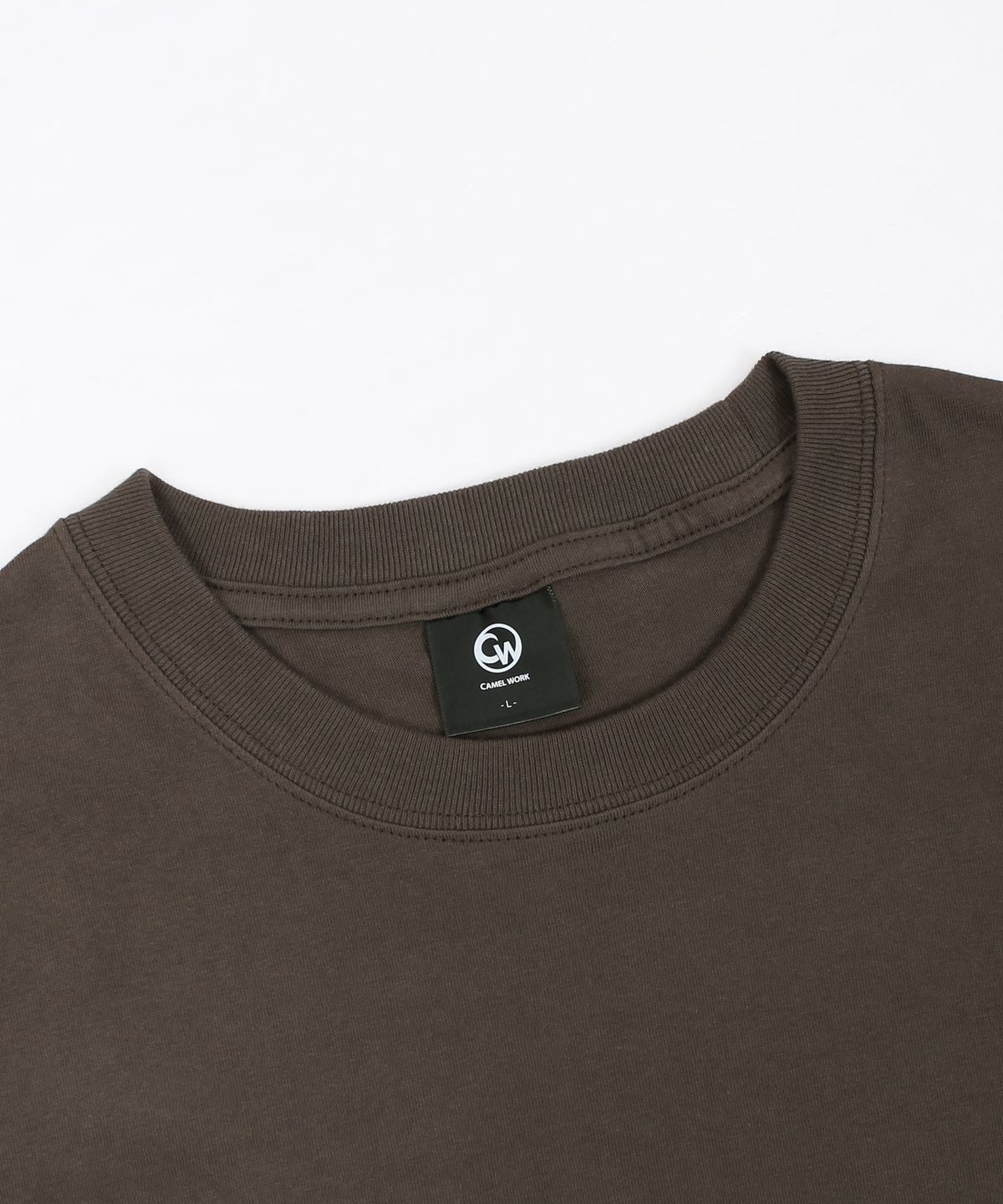 카멜워크(CAMEL WORK) 뉴 플랜트 반팔티셔츠(브라운)