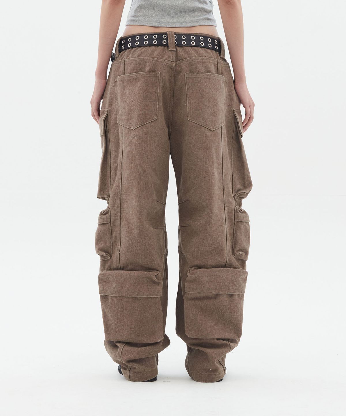 도미넌트(DOMINANT) Ten pocket cargo pants_Brown