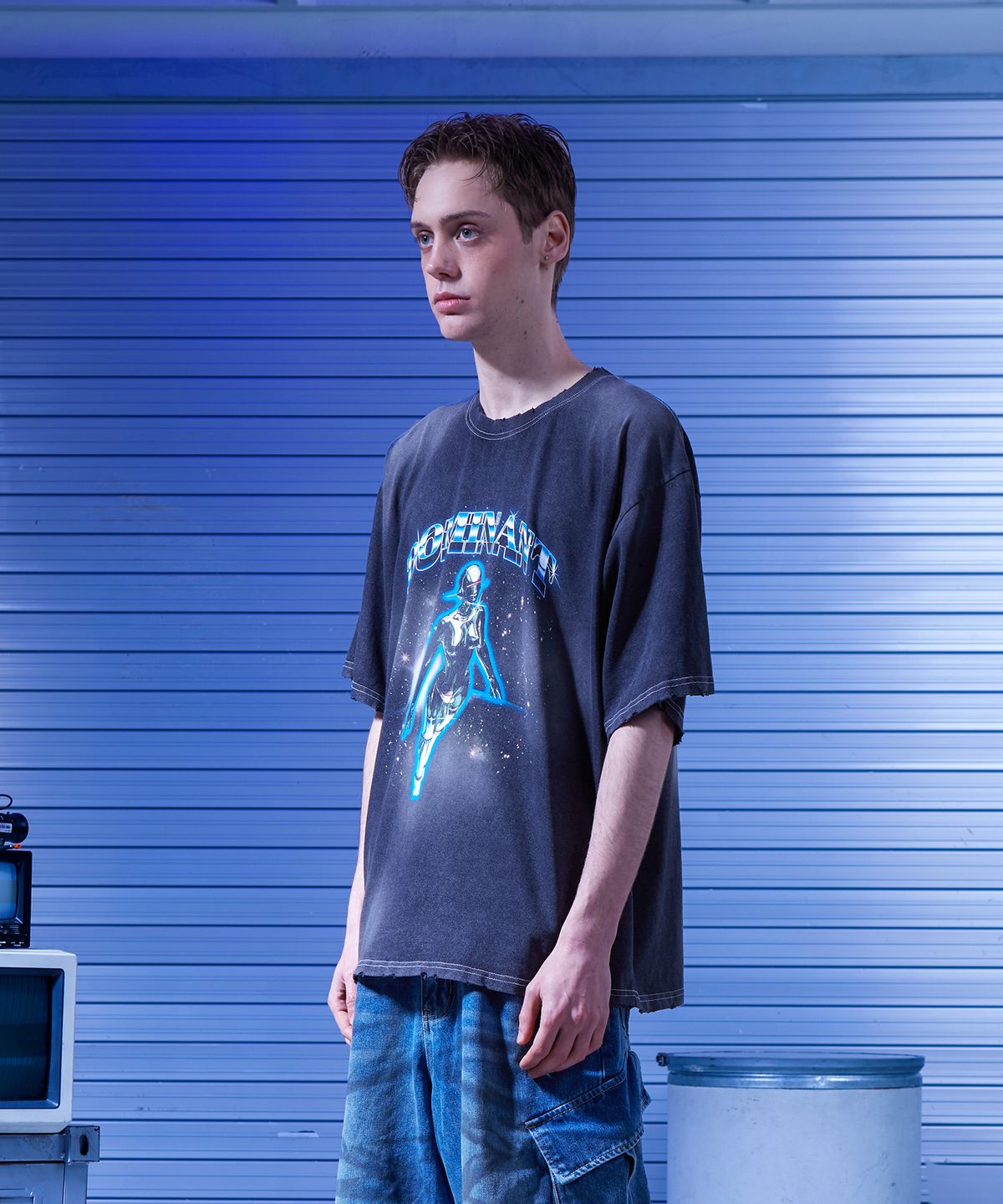 도미넌트(DOMINANT) Spacemood Washing tshirts_BLACK
