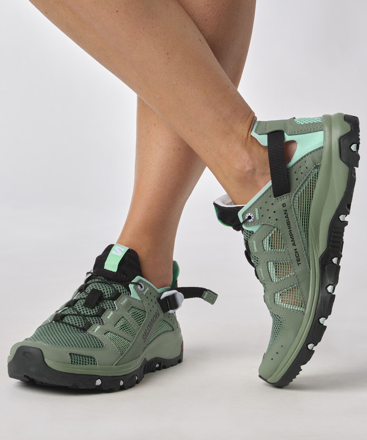 살로몬(SALOMON) 테크엠피비안 5 W - 로럴 리스:아크틱 아이스 / L47117300