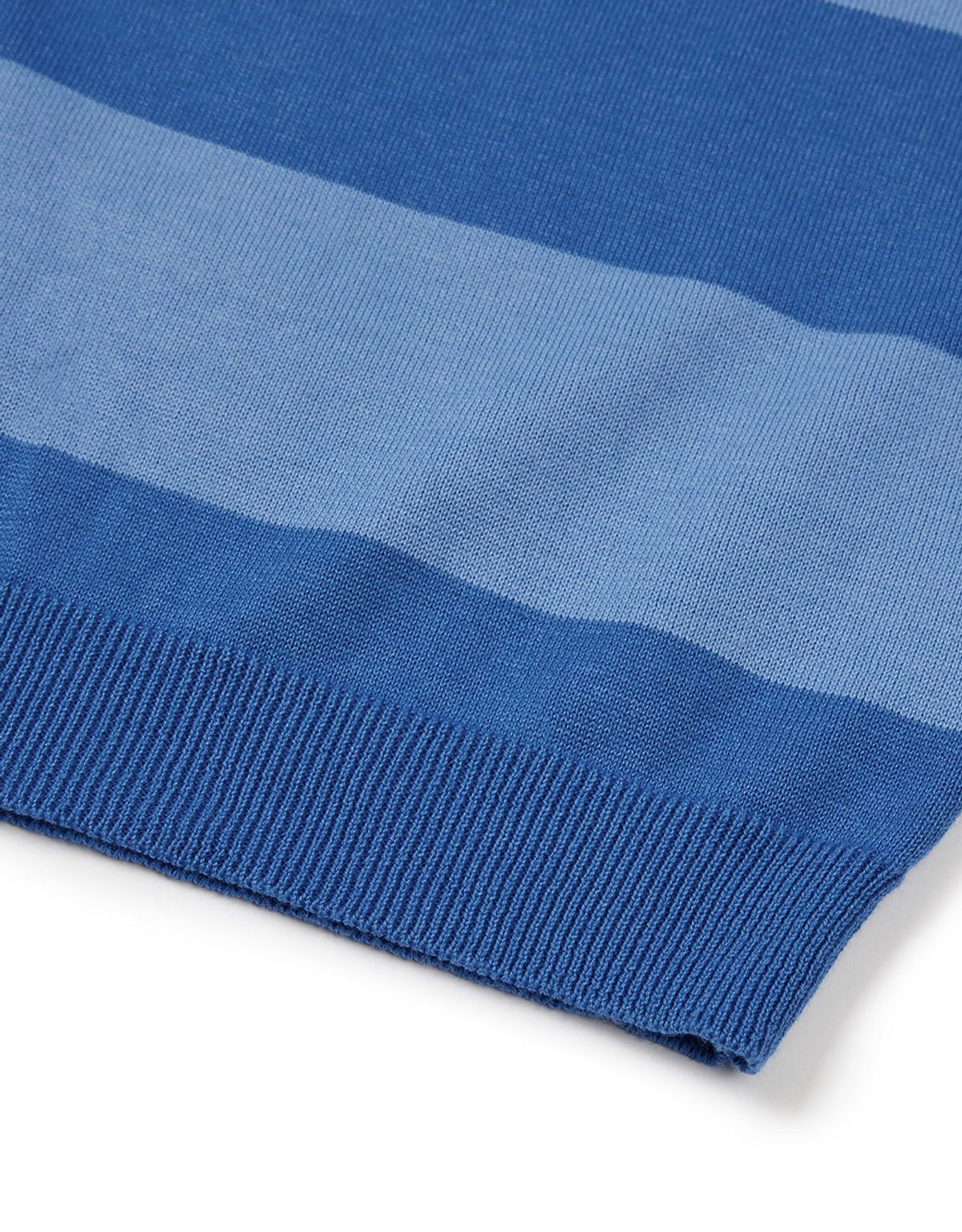 엠엠엘지(MMLG) [Mmlg] BLOCK STRIPE HF KNIT (BLUE)