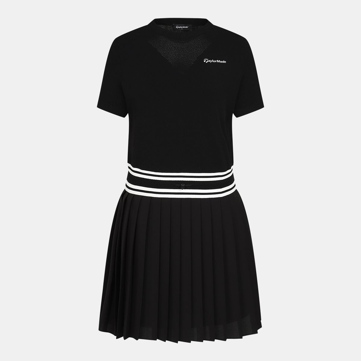 테일러메이드 어패럴(TAYLORMADE APPAREL) 여성 하이브리드 니트 반팔 원피스 T8031SN6231-199