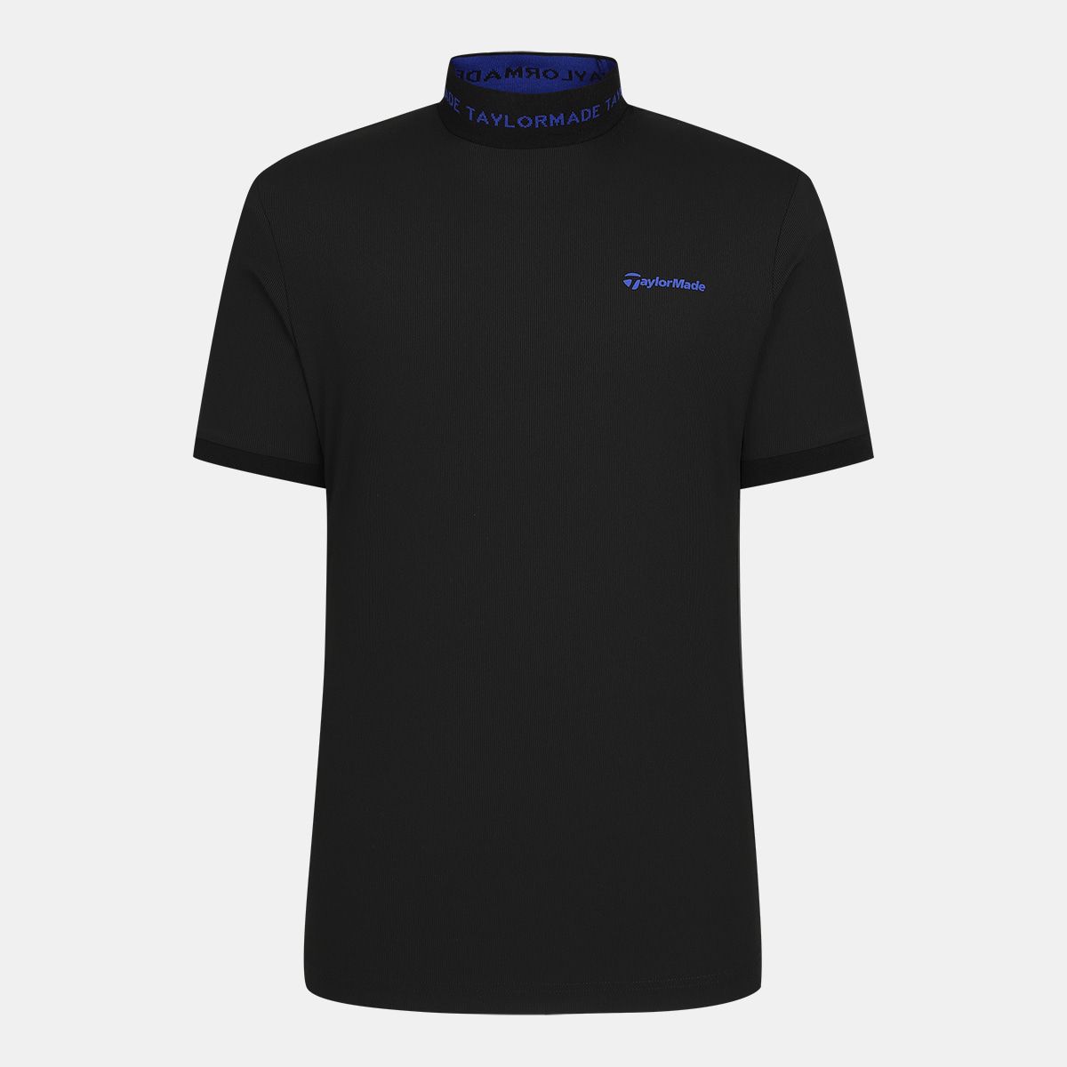 테일러메이드 어패럴(TAYLORMADE APPAREL) 남성 니트패치 하이넥 반팔 티셔츠 TTN-21HG45-199