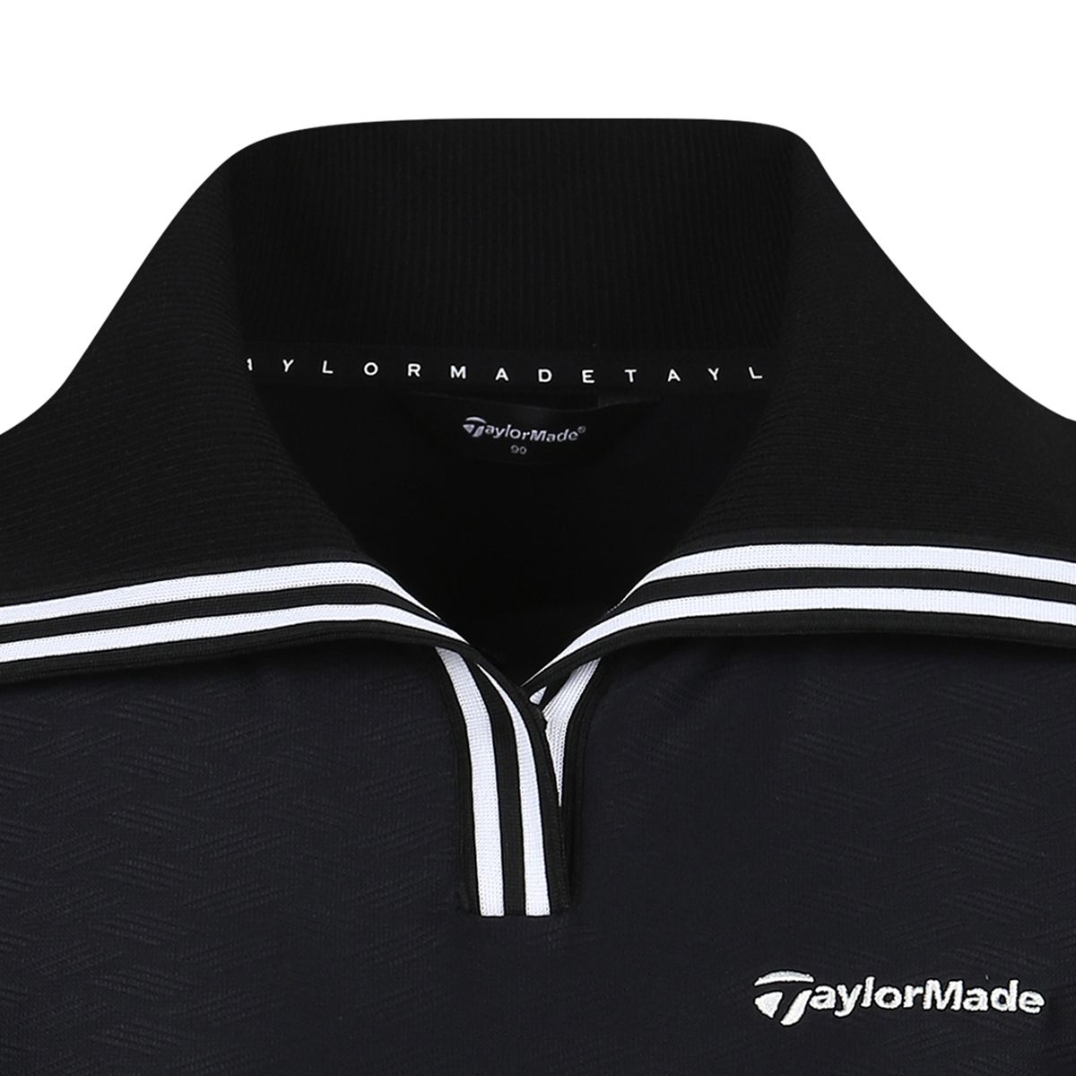 테일러메이드 어패럴(TAYLORMADE APPAREL) 여성 자가드 니트 카라 반팔 티셔츠 T8031TN6141-199