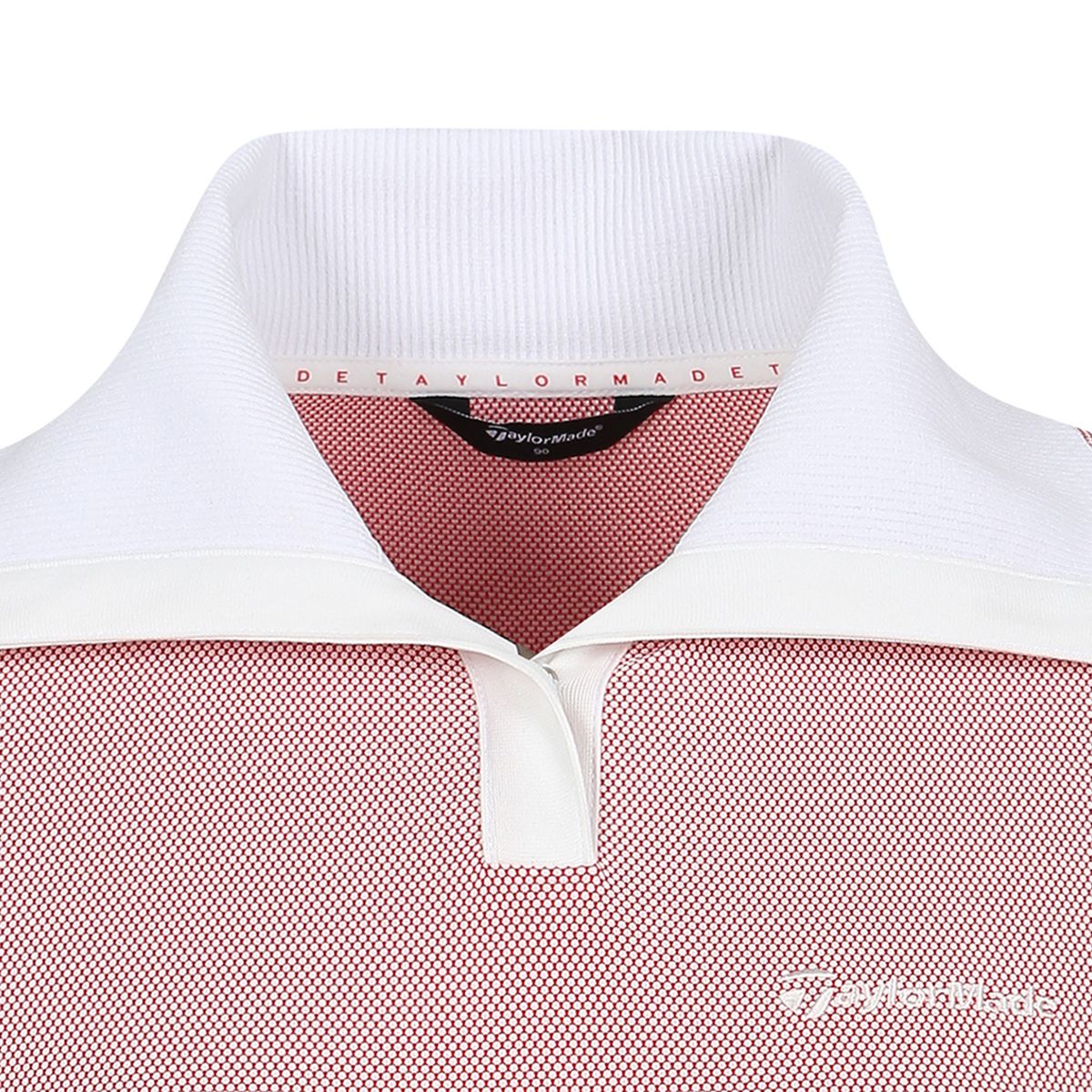 테일러메이드 어패럴(TAYLORMADE APPAREL) 여성 자가드 니트 카라 반팔 티셔츠 T8031TN6141-500