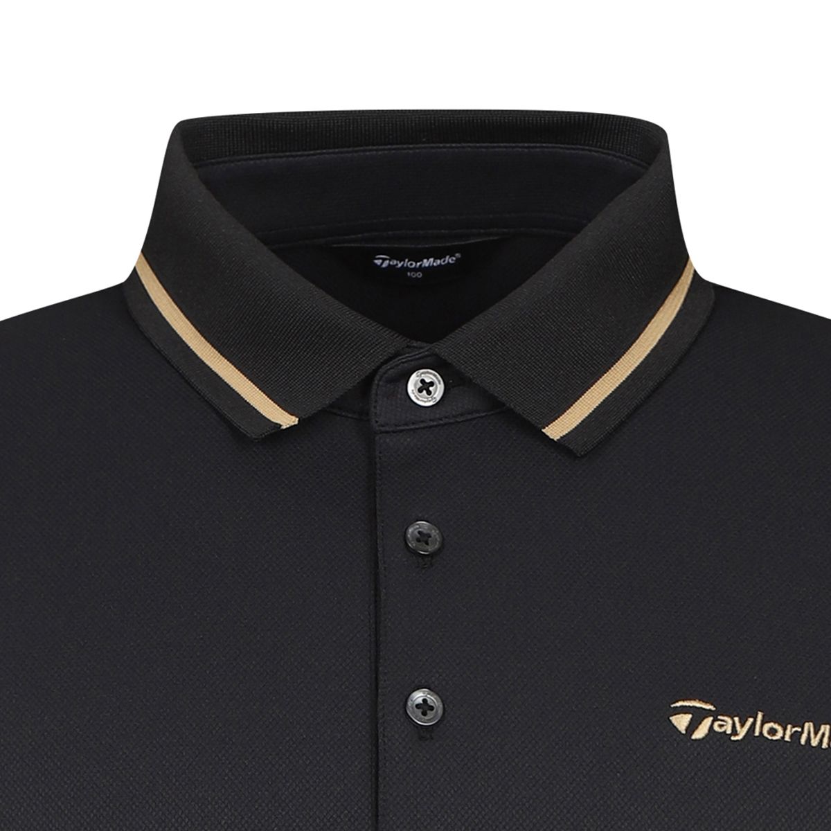 테일러메이드 어패럴(TAYLORMADE APPAREL) 남성 스트라이프 카라 반팔 티셔츠 T8031TN2343-199