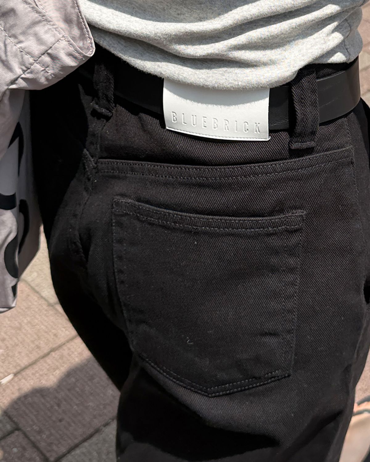 블루브릭(BLUEBRICK) Bermuda denim (black)
