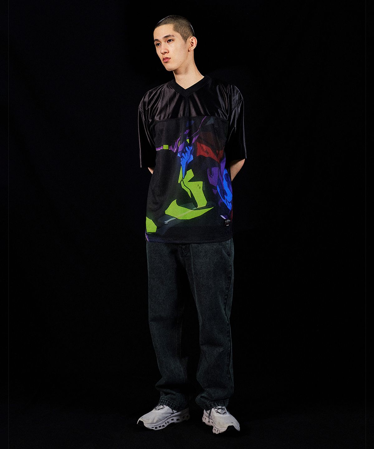 마하그리드(MAHAGRID) EVA FOOTBALL JERSEY BLACK(MG2EMMT504C)