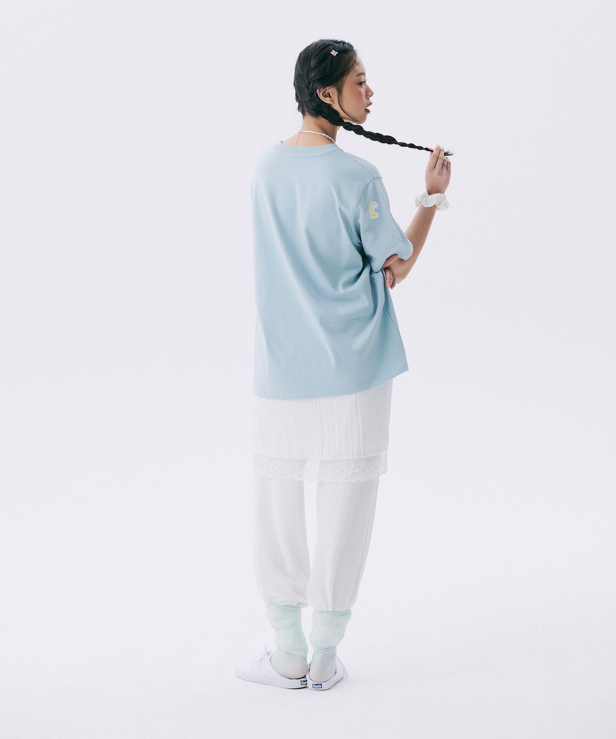 준준스페이스(JUNEJUNE SPACE) Frill Banding Pants_White (프릴 밴딩 팬츠_화이트)