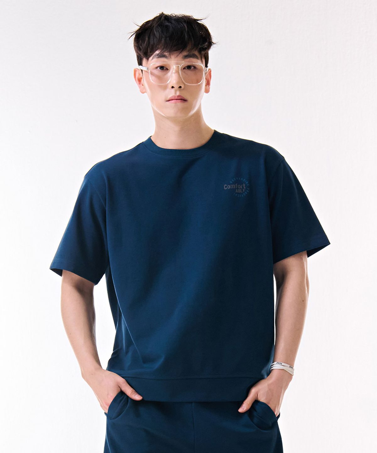 체이스컬트(CHASECULT) 공용 쿨링 코튼 반팔 티셔츠-DBRU5811D0G