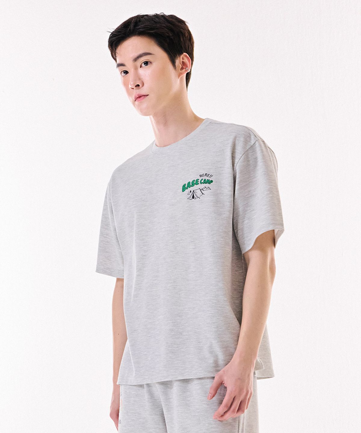 체이스컬트(CHASECULT) 공용 키치 그래픽 반팔 티셔츠-DBRU5813D0B