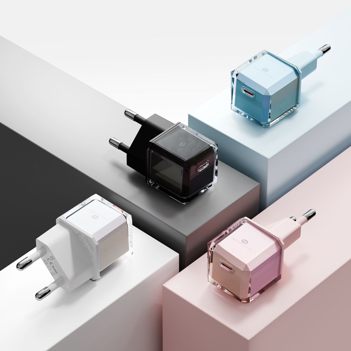 크리스탈클라우드(CRYSTAL CLOUD) USB PD 20W C타입 GaN 초고속 충전기 CC-310