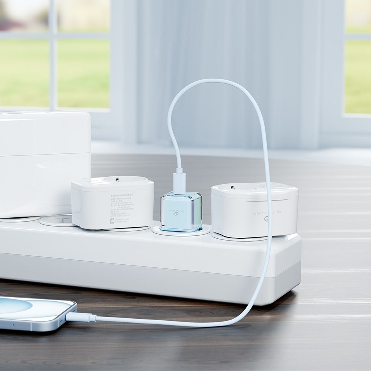 크리스탈클라우드(CRYSTAL CLOUD) USB PD 20W C타입 GaN 초고속 충전기 CC-310