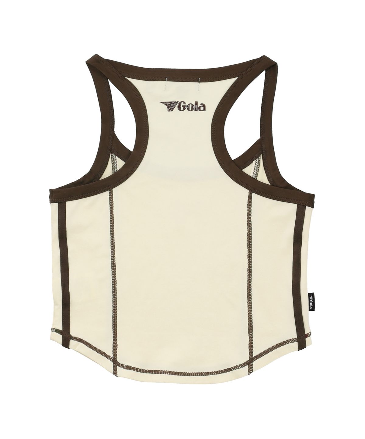골라(GOLA) W TAPE POINT SLEEVELESS [CREAM]