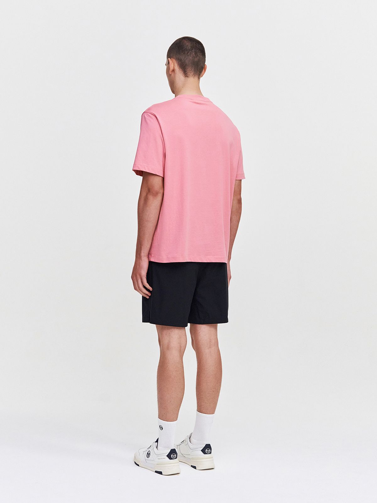 세르지오 타키니(SERGIO TACCHINI) M 데일리 반팔 티셔츠 (Pink)