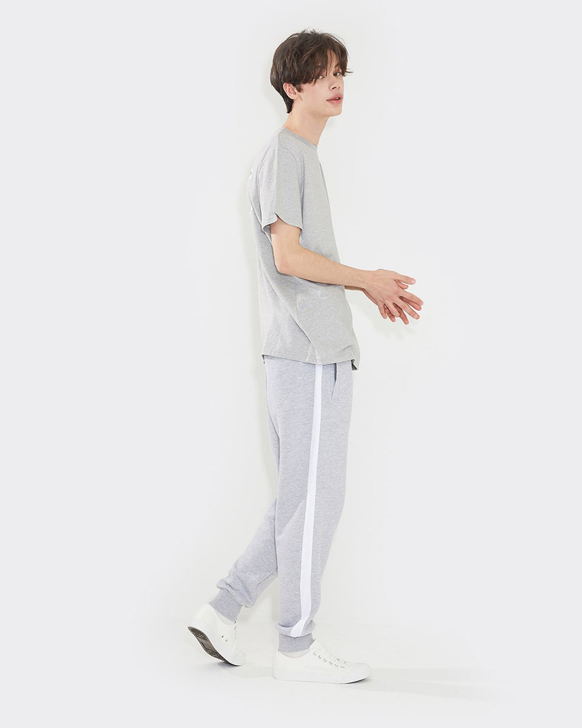 에이오엑스(AOX) Aox SS tshirt(Gray)