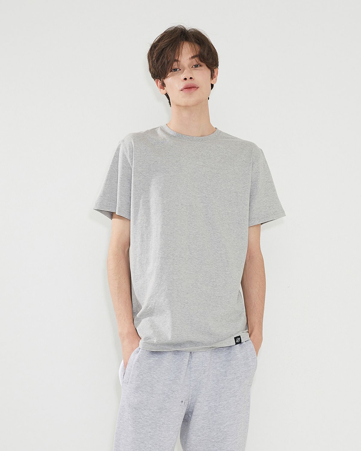 에이오엑스(AOX) Aox SS tshirt(Gray)