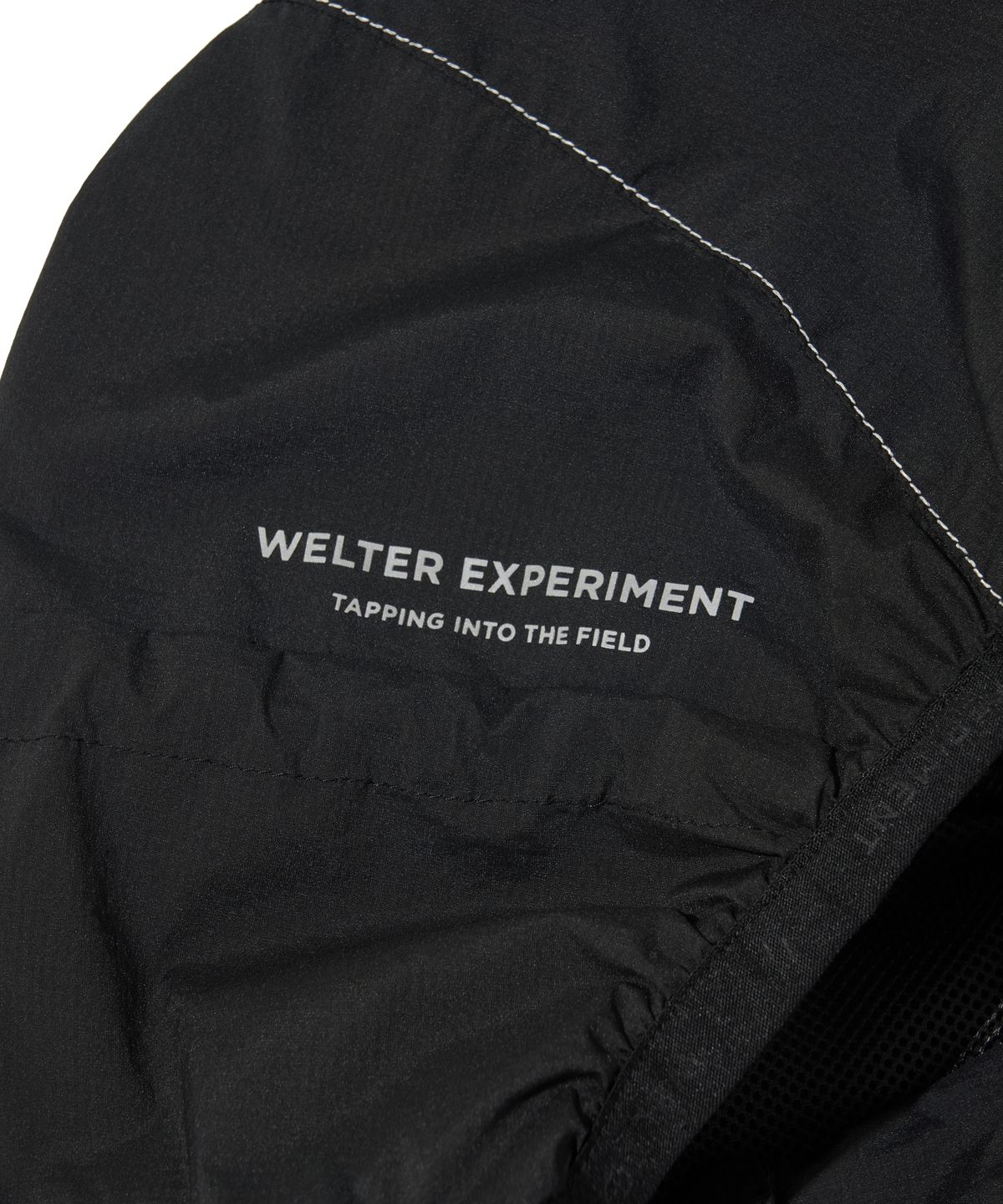웰터 익스페리먼트(WELTER EXPERIMENT) LIGHT PACKABLE WINDBREAKER_BLACK_WOL058