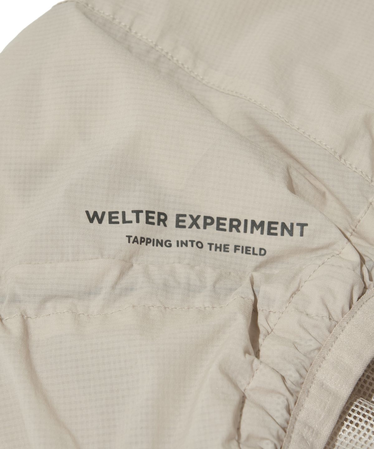 웰터 익스페리먼트(WELTER EXPERIMENT) DETACHABLE LIGHT WINDBREAKER_CREAM_WOL062
