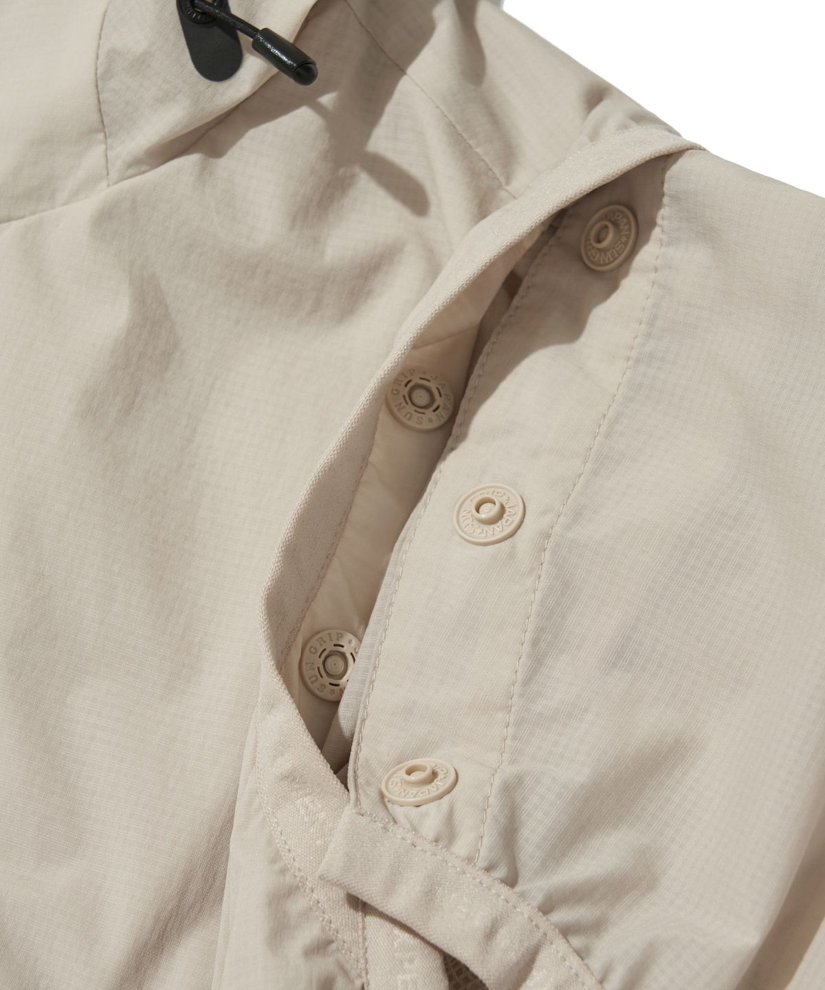 웰터 익스페리먼트(WELTER EXPERIMENT) DETACHABLE LIGHT WINDBREAKER_CREAM_WOL062