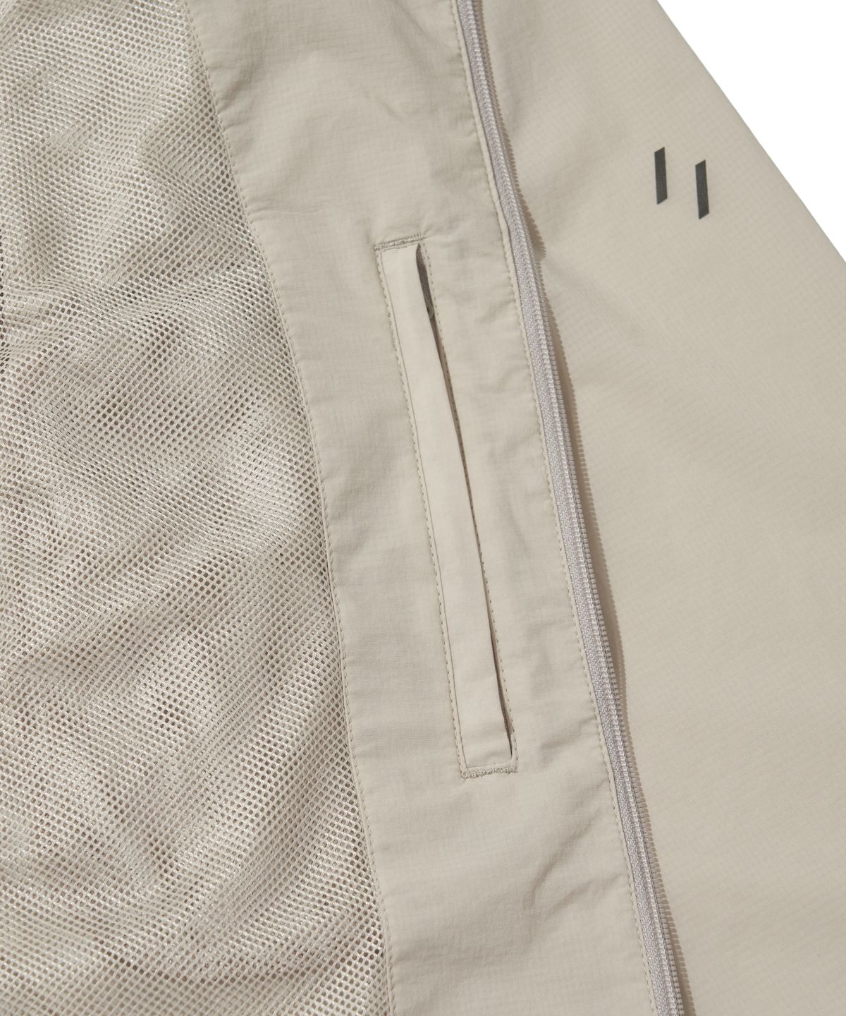 웰터 익스페리먼트(WELTER EXPERIMENT) DETACHABLE LIGHT WINDBREAKER_CREAM_WOL062