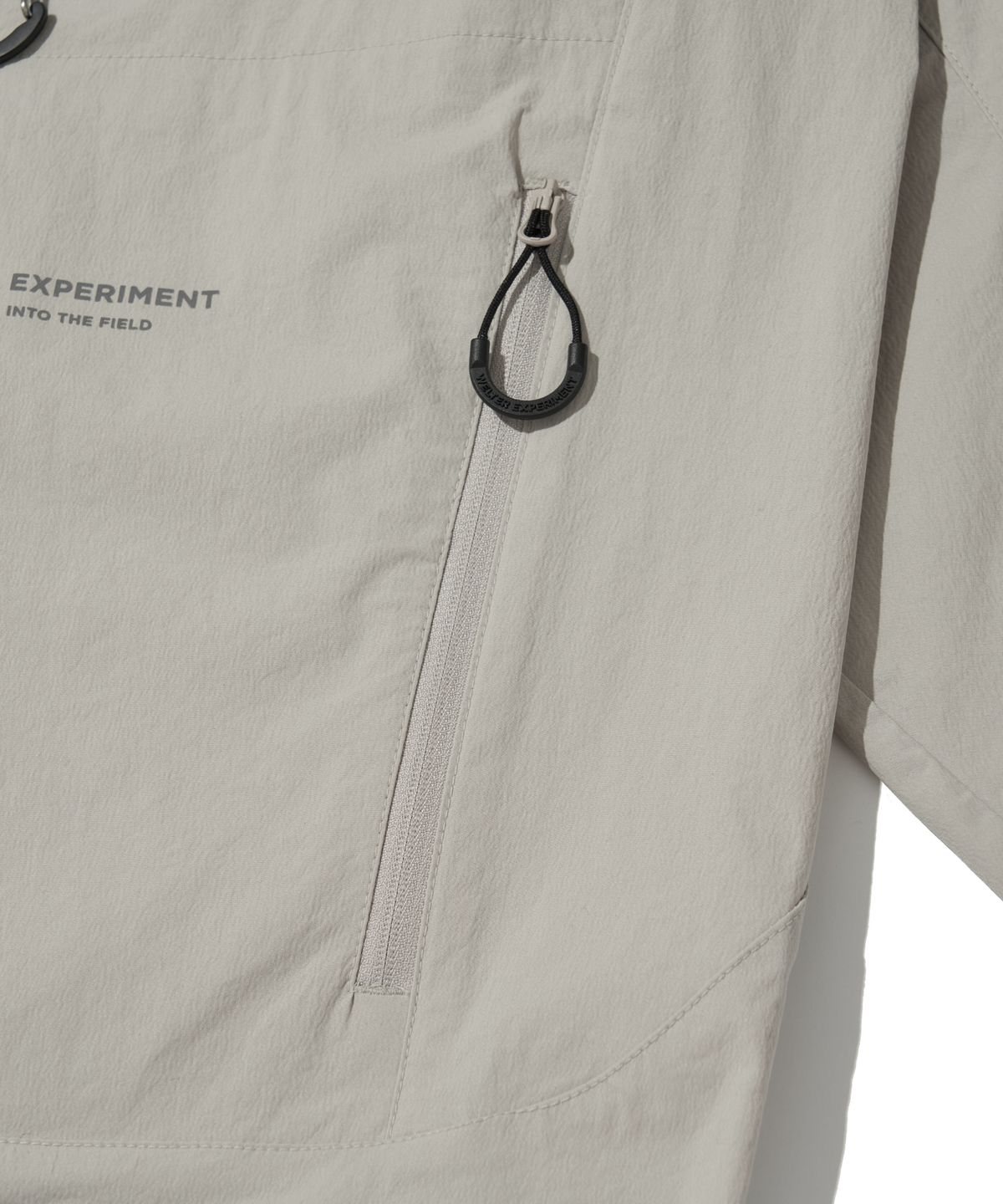 웰터 익스페리먼트(WELTER EXPERIMENT) FLEXIABLE SOFT SHELL JACKET_LIGHT GRAY_WOL066