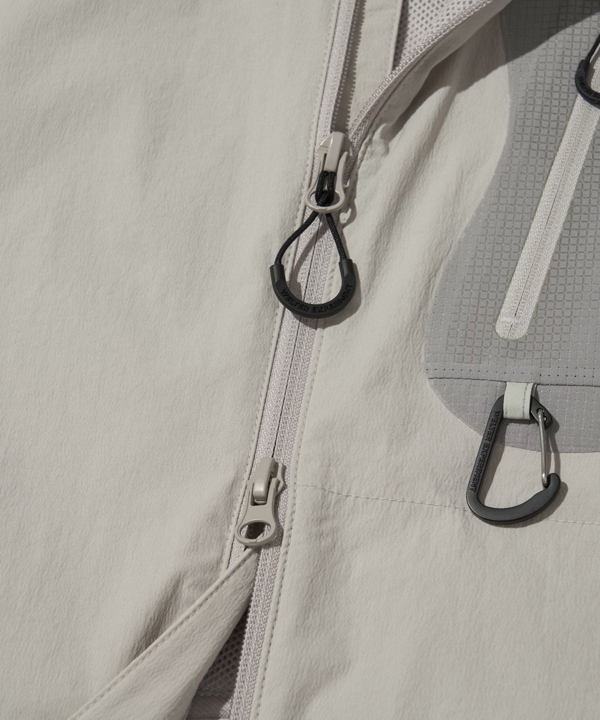 웰터 익스페리먼트(WELTER EXPERIMENT) FLEXIABLE SOFT SHELL JACKET_LIGHT GRAY_WOL066