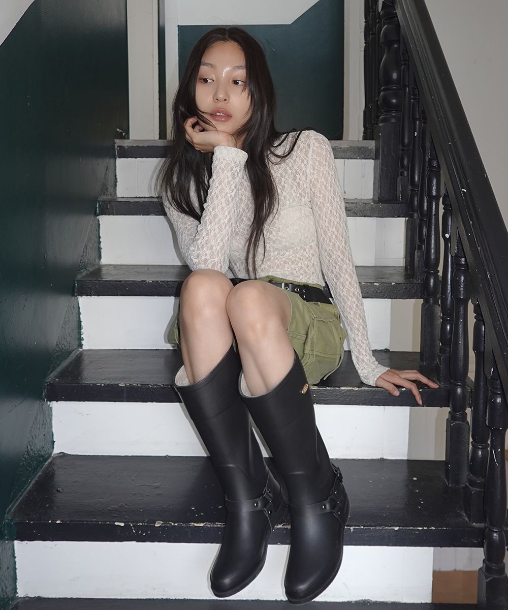 ★Rockfish Weatherwear★ HARNESS WELLINGTON BOOTS LONG 2col MUSINSA | ROCKFISH WEATHERWEAR HARNESS WELLINGTON BOOTS LONG