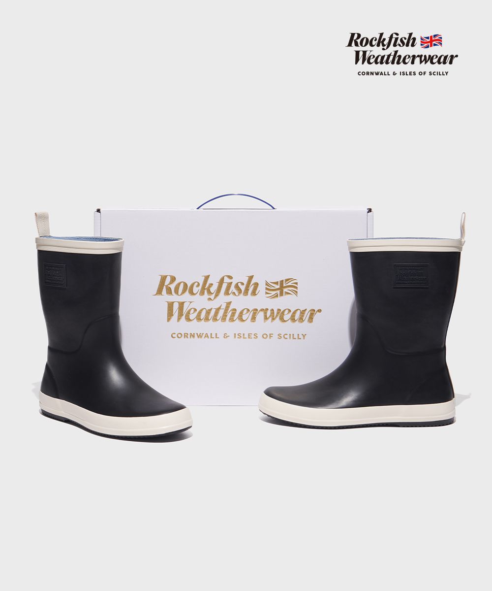 MUSINSA | ROCKFISH WEATHERWEAR EBBY COLOR BLOCK RAIN BOOTS