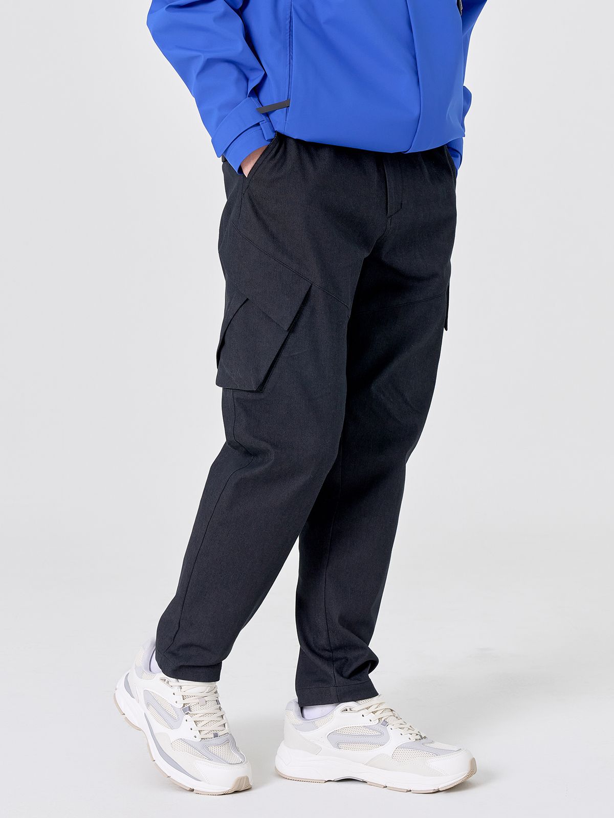 아부가르시아(ABU GARCIA) Regular Fit 카고 데님팬츠 DARK GREY DENIM