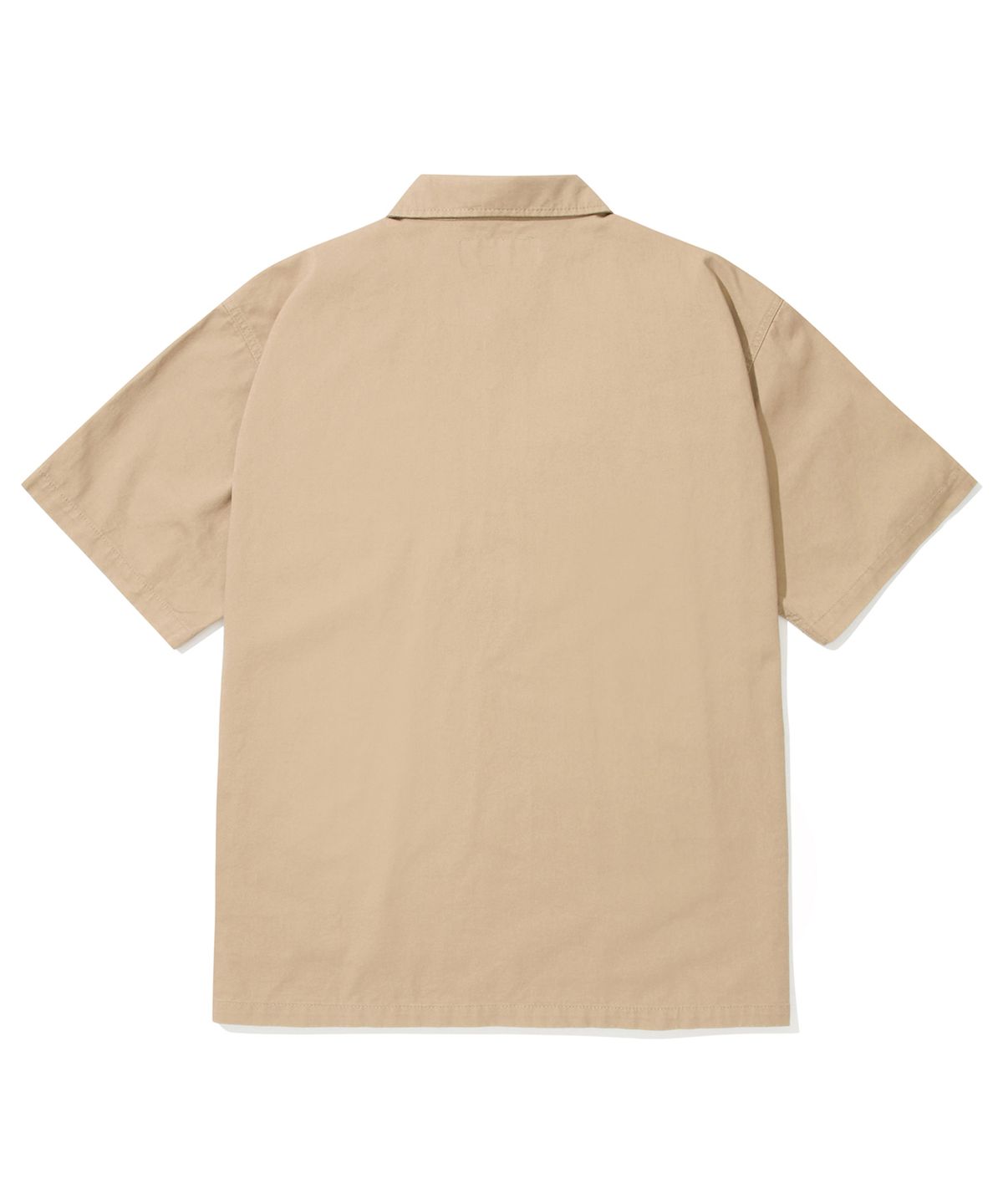 컬럼비아 유니버시티(COLUMBIA UNIVERSITY) SL-LABEL TWO POCKET COTTON S/S SHIRTS 헤리티지베이지