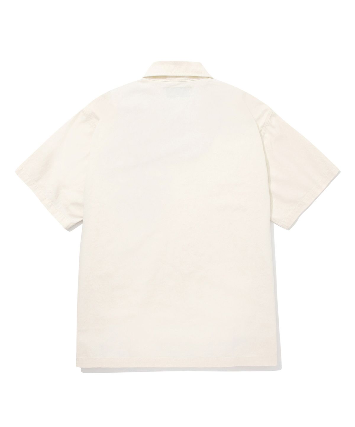 컬럼비아 유니버시티(COLUMBIA UNIVERSITY) SL-LABEL TWO POCKET COTTON S/S SHIRTS 아이보리