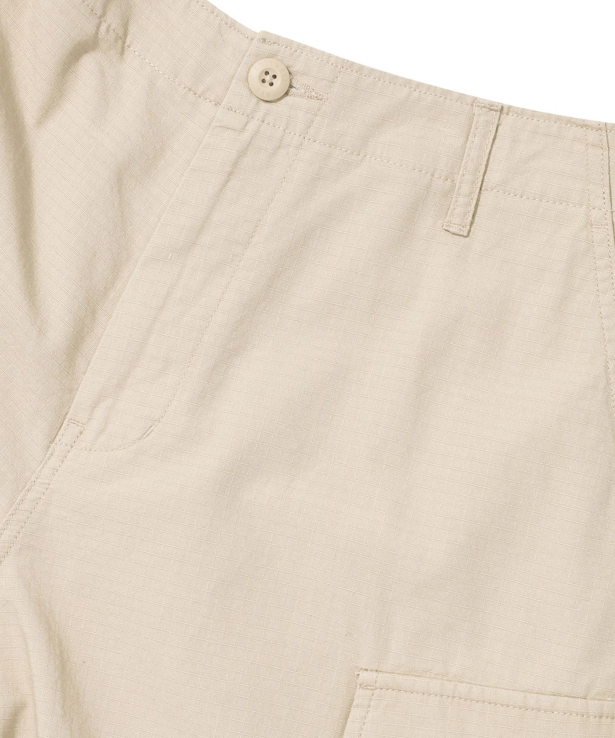컬럼비아 유니버시티(COLUMBIA UNIVERSITY) M-LABEL LOOSE-FIT RIBSTOP POCKET SHORTS PANTS 헤리티지베이지