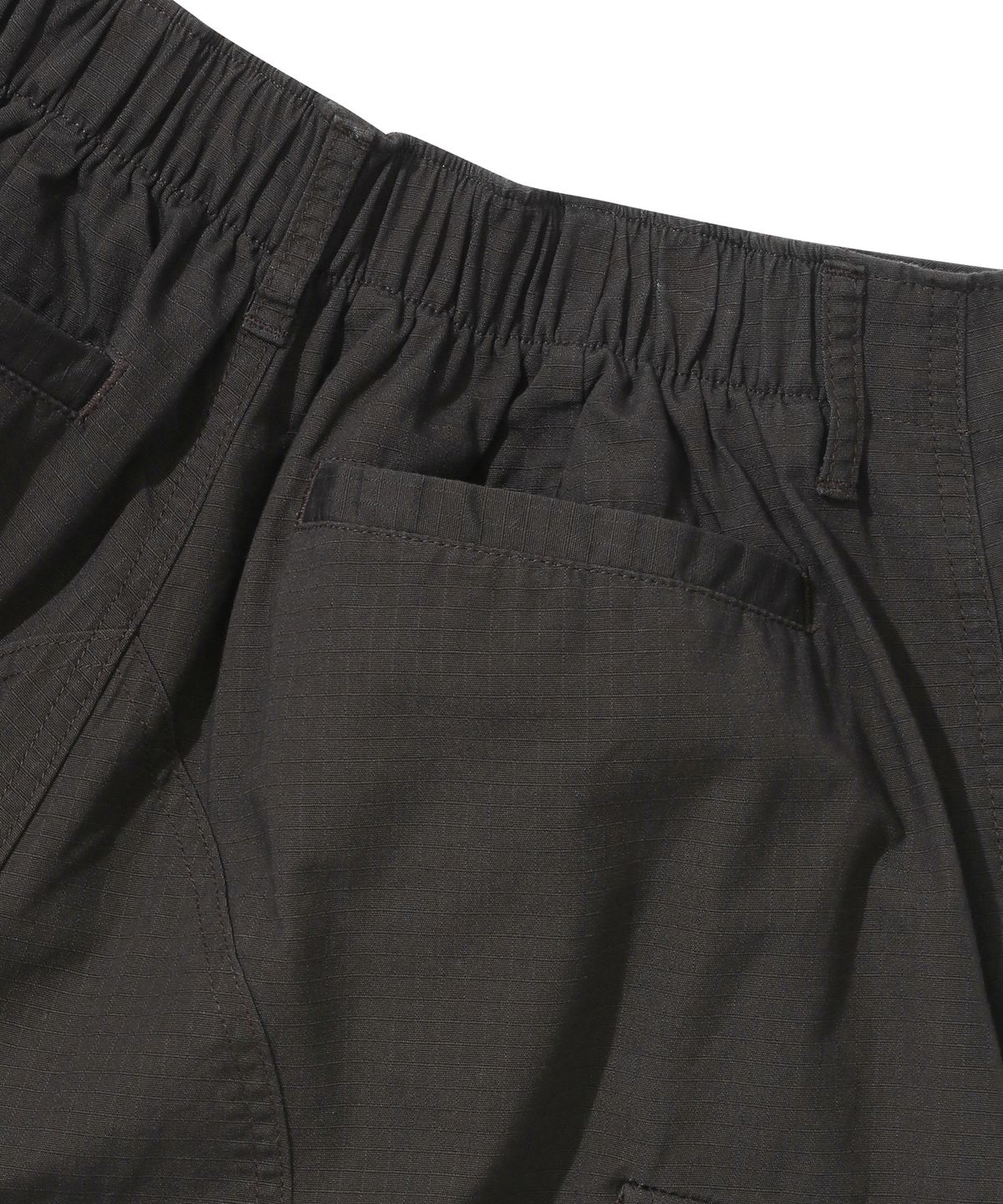 컬럼비아 유니버시티(COLUMBIA UNIVERSITY) M-LABEL LOOSE-FIT RIBSTOP POCKET SHORTS PANTS 슬레이트블랙