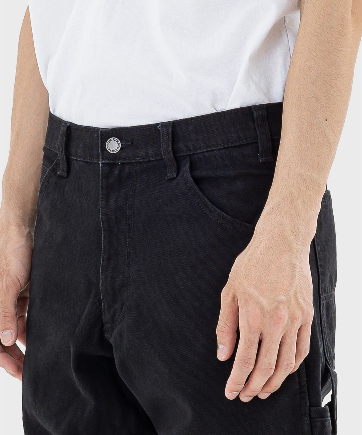 디키즈(DICKIES) 덕 캔버스 카펜터 팬츠 Black